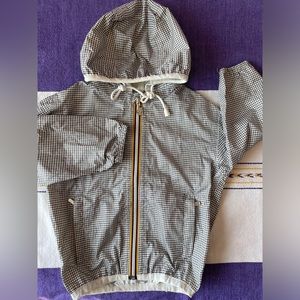 K-way houndstooth pattern windbreaker / raincoat (3t)